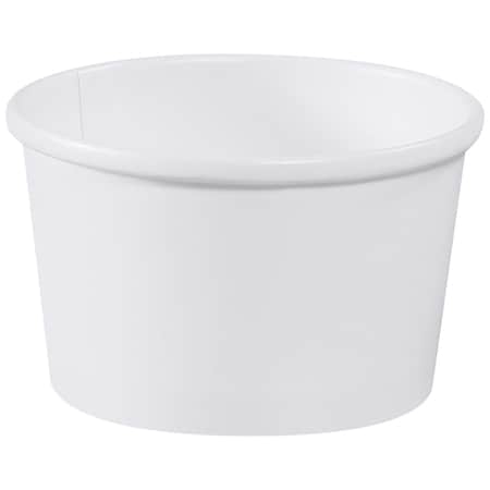 Partners Brand Soup Containers, 8 oz., White, PK 500 SOUP08